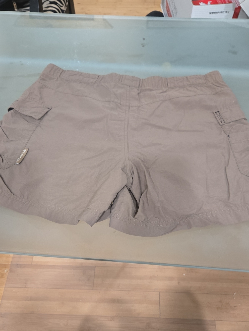 Columbia Women's Tan Athletic Cargo Shorts